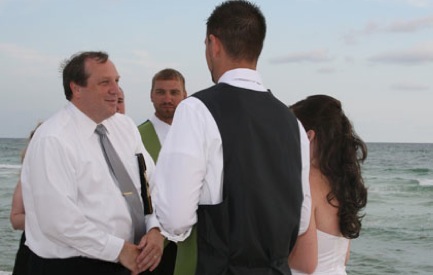 Beach Ceremony Wedding Officiant Seaside Destin Panama City